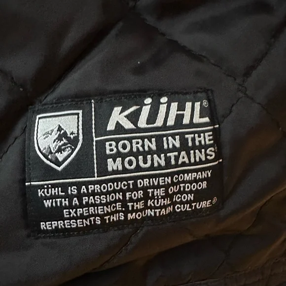 Kuhl Kafe Racer Black Waxed Jacket Mens Small - Picture 8 of 9